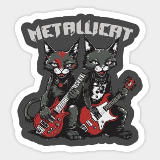 Metallicat Sticker